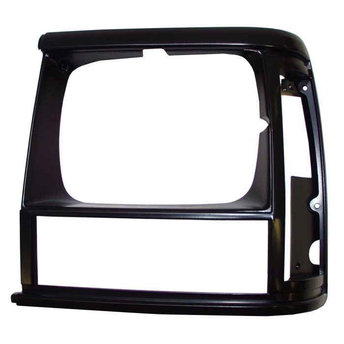 HEADLIGHT BEZEL BLK/BLK 91-92 XJ DRIVER