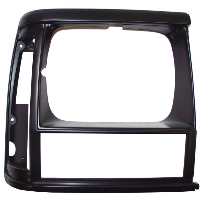 PASS HEADLIGHT BEZEL BLK/BLK 91-92 XJ