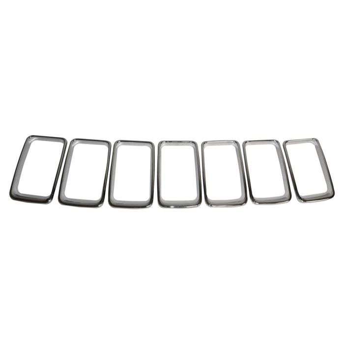 Crown Automotive 68227779AA Chrome Grille Inserts  for 14-16 Jeep Grand Cherokee WK