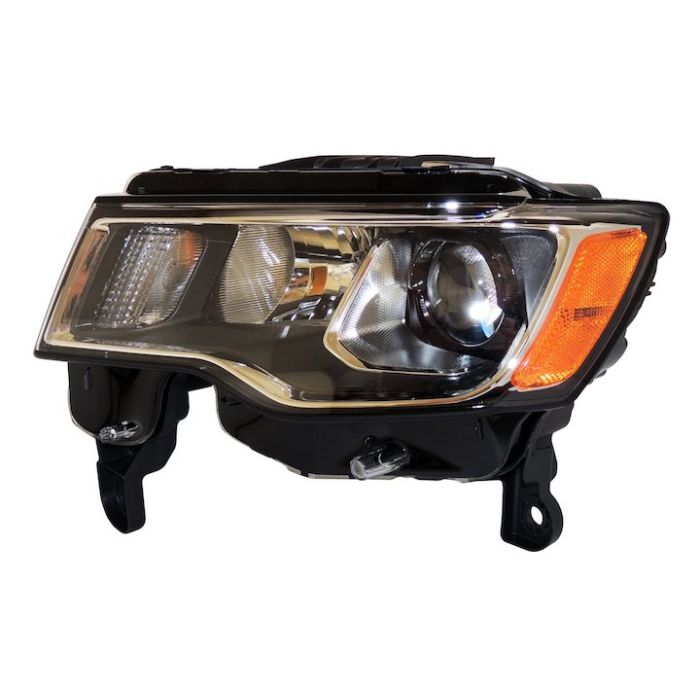 CRO PS HAL HEADLIGHT W/CHROME 17-19 WK