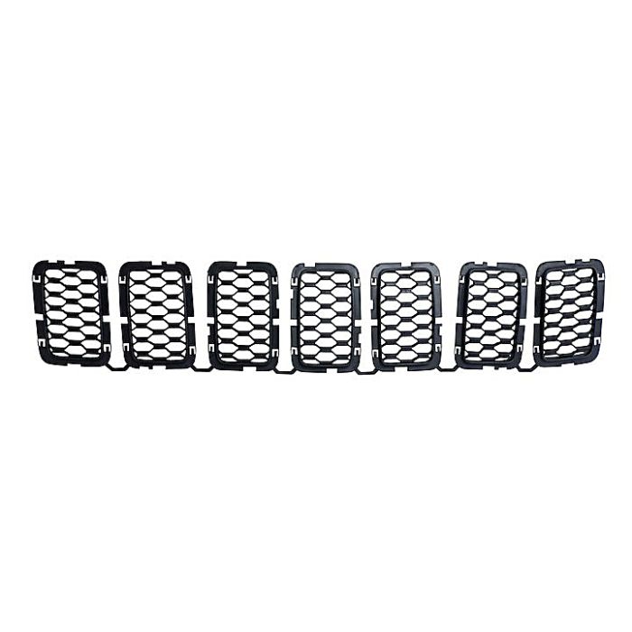 Crown Automotive 68317863AA Black Grille Inserts for 16-20 Jeep Grand Cherokee WK