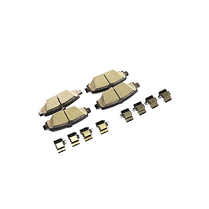 Mopar 68385238AA Rear Disc Brake Pad Kit  for 18-19 Jeep Wrangler JL with Standard Brakes