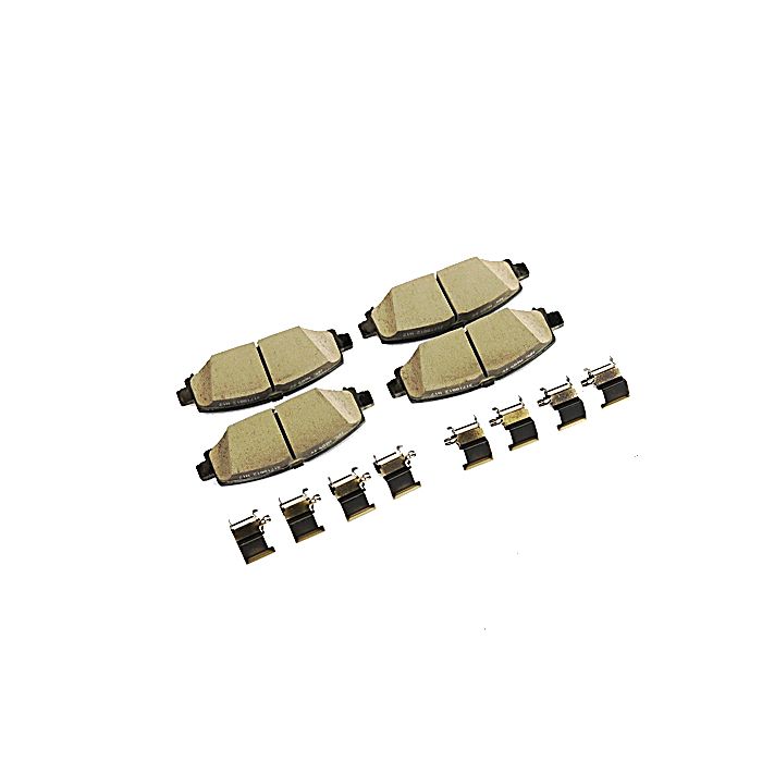 Mopar 68385238AB Rear Disc Brake Pad Kit  for 18-19 Jeep Wrangler JL with Heavy Duty Brakes