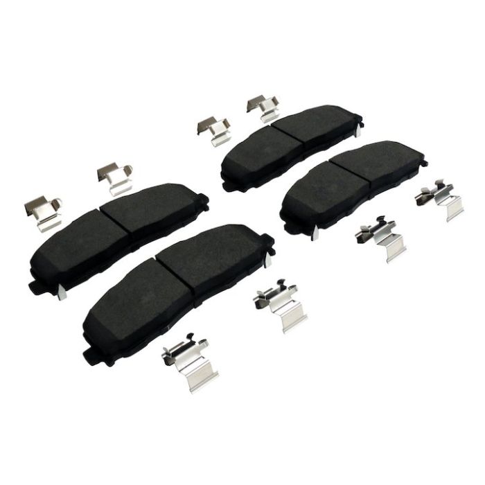 Crown Automotive 68456066AA Front Brake Pad Set  for 18-20 Jeep Wrangler JL and Gladiator JT with Heavy Duty Brakes