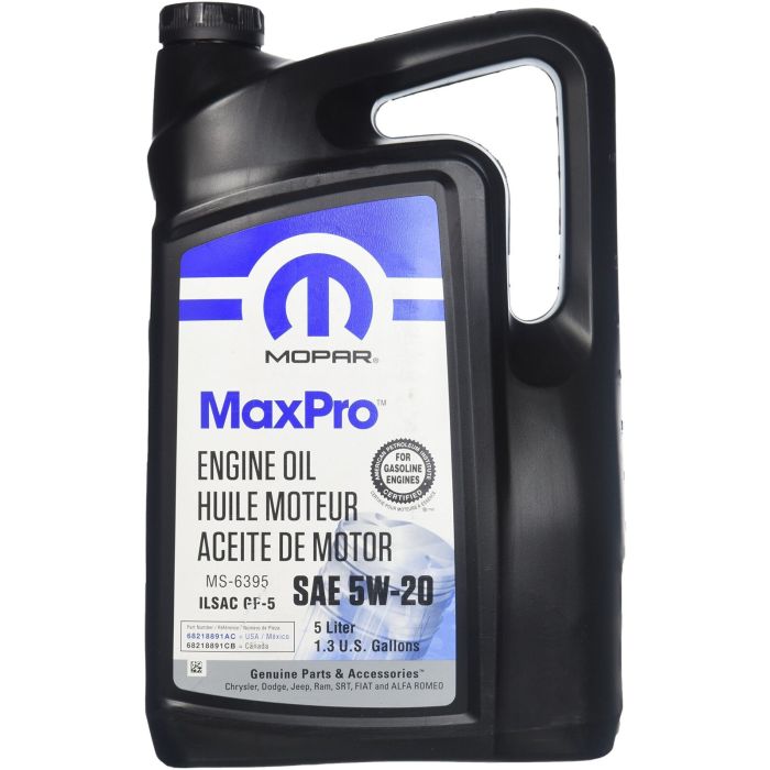 Mopar 68518203AA 5W20 Engine Oil 