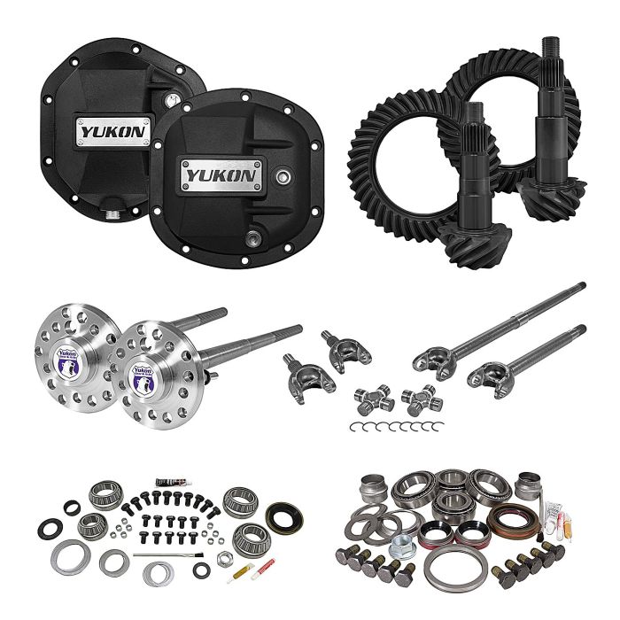 Stage 4 Re-Gear Kit upgrades front & rear diffs, 24 spl, incl covers/fr&rr axles