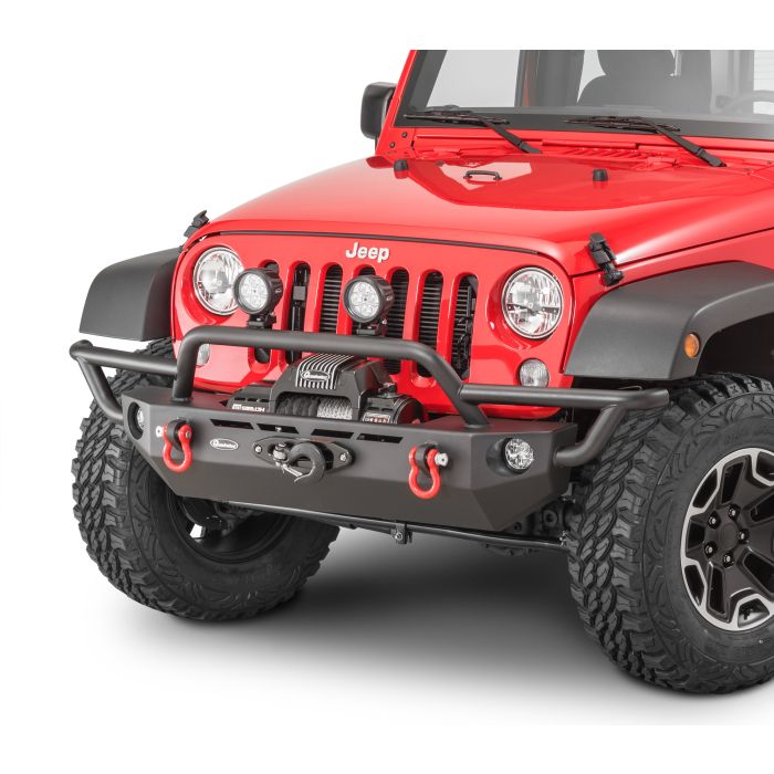 Quadratec  QRC Front Winch Ready Bumper for 07-18 Jeep Wrangler JK