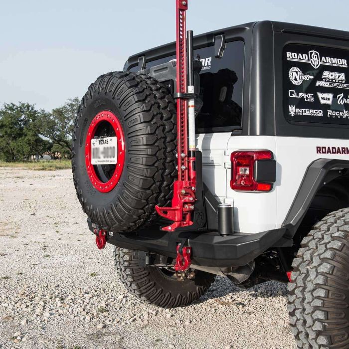 Road Armor  Stealth Mid Width Rear Bumper for 18-23 Jeep Wrangler JL