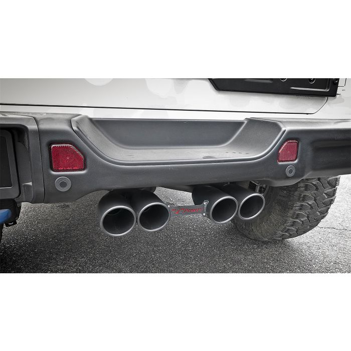 aFe Power  Rebel Series 2.5" 304 Stainless Cat-Back w/ 3.5" Quad Tips  for 18-20 Jeep Wrangler JL 