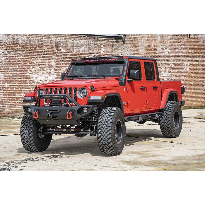 Rough Country  50 Inch LED Light Bar Upper Windshield Kit for 18-23 Jeep Wrangler JL & Gladiator JT