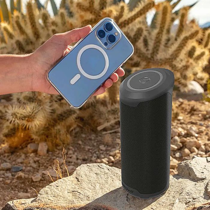 Scosche BTMSMSC1-BB2 BoomBottle MagSafe Compatible Magnetic Wireless Speaker 