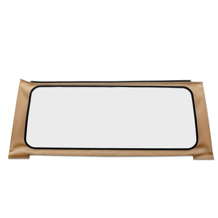 OE JL Replacement Windows - Jeep 2018-23 Wrangler JL (Rear; 2-Door or 4-Door; Tan Twill; Clear)
