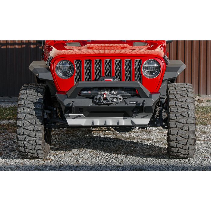 Rival 4x4  Aluminum Front Winch Bumper for 07-24 Jeep Wrangler JK, JL & Gladiator JT