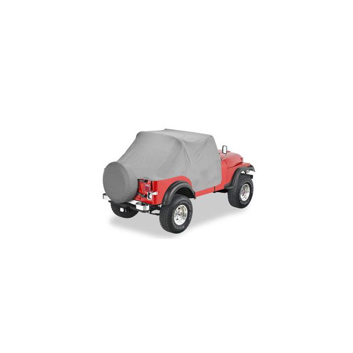 Bestop 81035-09 All Weather Trail Cover in Charcoal for 80-91 Jeep CJ-7 & Wrangler YJ