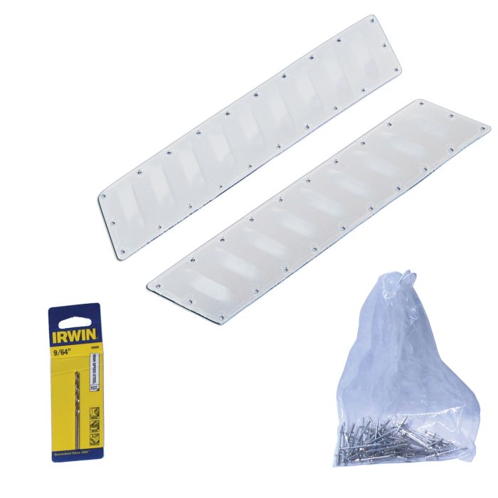 RUNCOOL SIDE LOUVER ALUMINUM UNFINISHED SLA