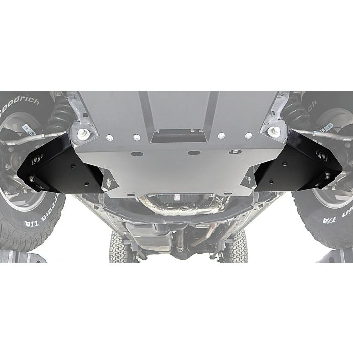 2021+ Bronco Black Ops Front A-Arm Skid Plates (pair) (Black Powder Coated)