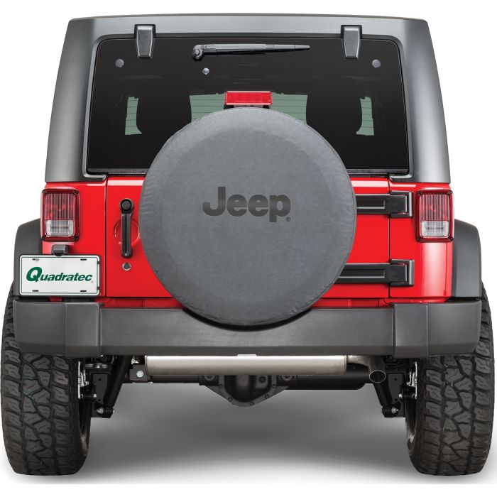 82209949AB - TIRE COVER-BLK W/BLK LOGO OE 17/18IN WH