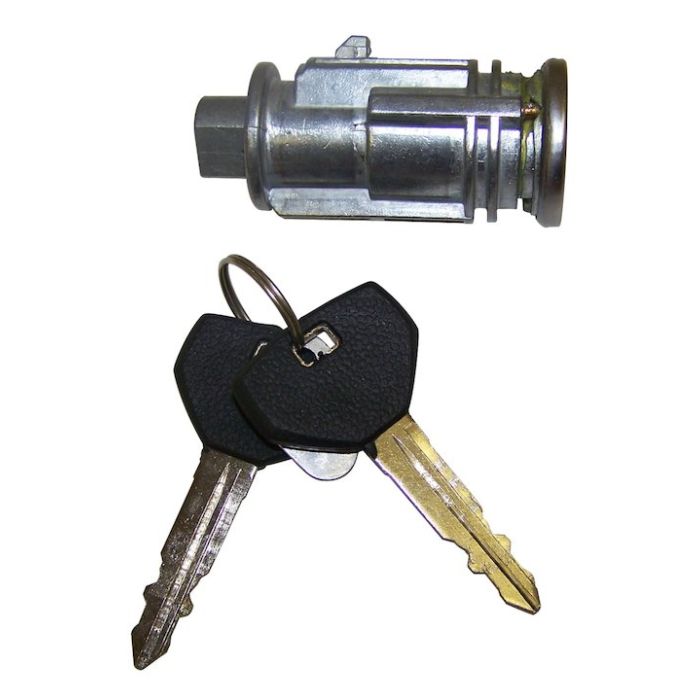 Crown Automotive 5003843AAK Coded Ignition Cylinder with Keys for 97-06 Jeep Wrangler TJ & Unlimited, 97-01 Cherokee XJ, 99-08 Grand Cherokee WJ & WK