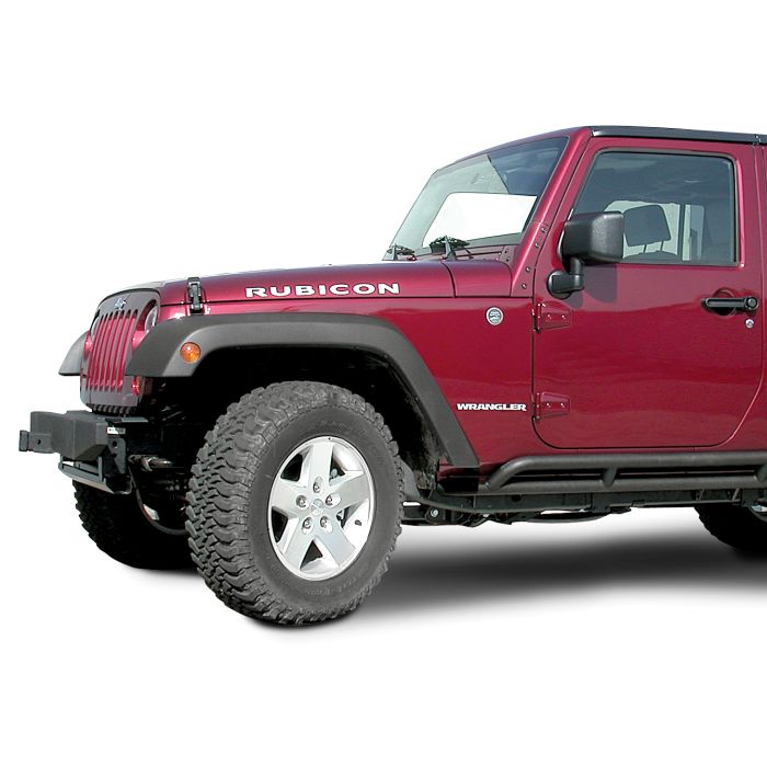 DOUBLE SLIDER BARS-GLOSS BLK 07-UP JK2D