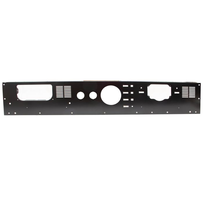 Kentrol  Dash Panel without Radio Cutout in Stainless Steel  for 76-86 Jeep CJ-5, CJ-7 & CJ-8 Scrambler