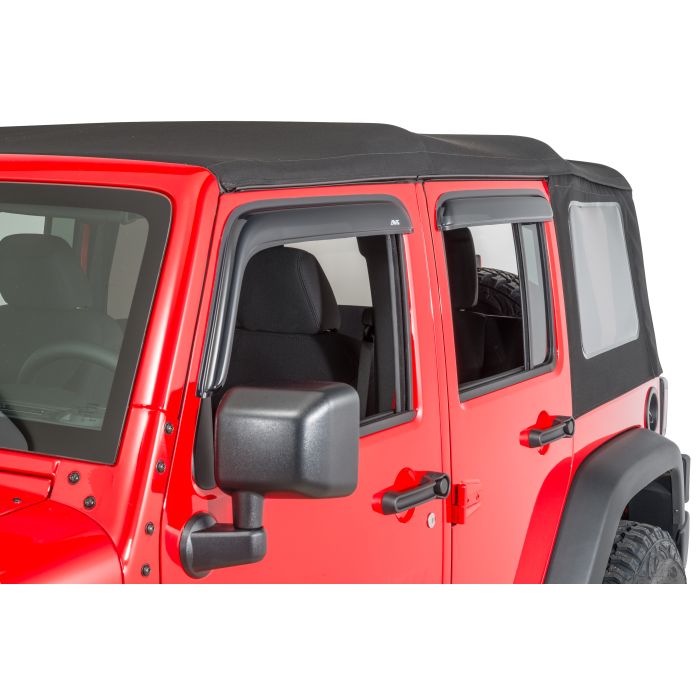 AVS VENTVISOR FRONT & REAR SET JK