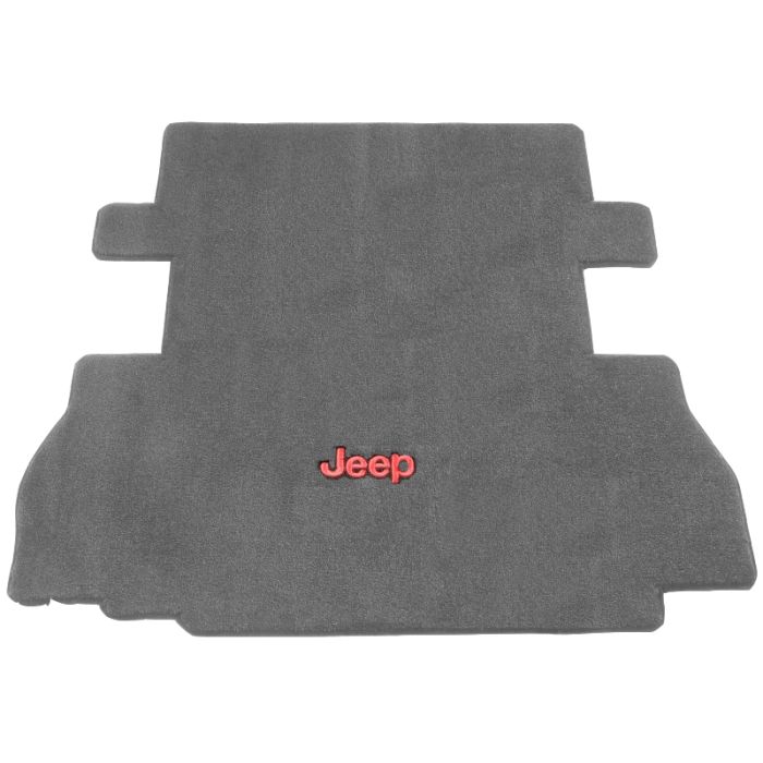 CARGO JK 2 DR W/O SUB DRK GRY W/RED JEEP