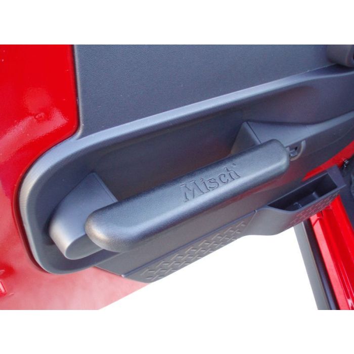 ARM RESTS-FULL STL RR DRS JKU BLACK