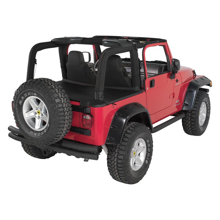 DOUBLE TUBE RECEIVER BUMPER BLACK 87-95 353-114