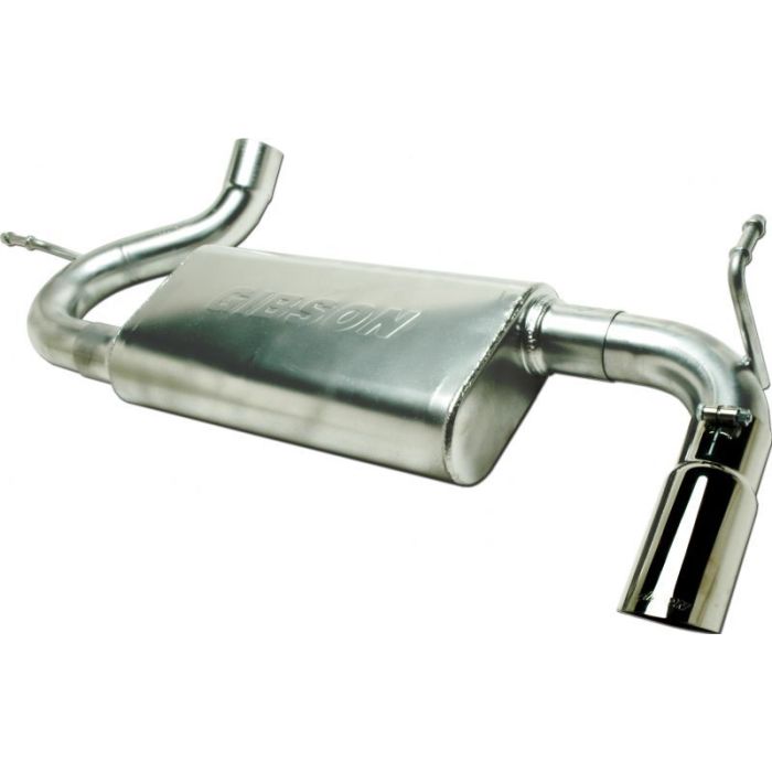 Gibson 617301 Stainless Steel Swept Side Exhaust for 07-18 Jeep Wrangler JK