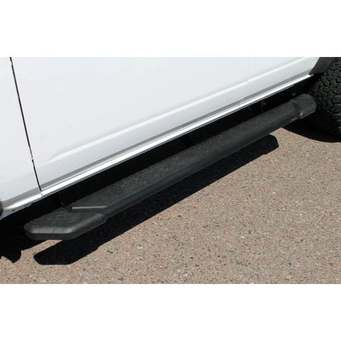 Magnum 1903-0388BT 5in Raptor Tread Step Slide Track Running Boards in Black Textured Aluminum for 21-26 Ford Bronco 4-Door 