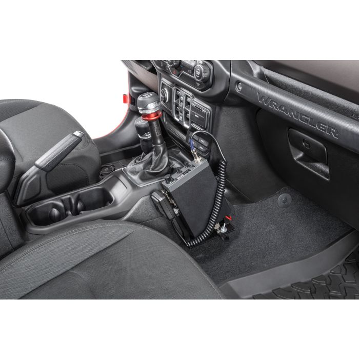 Quadratec  Quick Disconnect Universal CB Radio Mount for 18-22 Jeep Wrangler JL & Gladiator JT