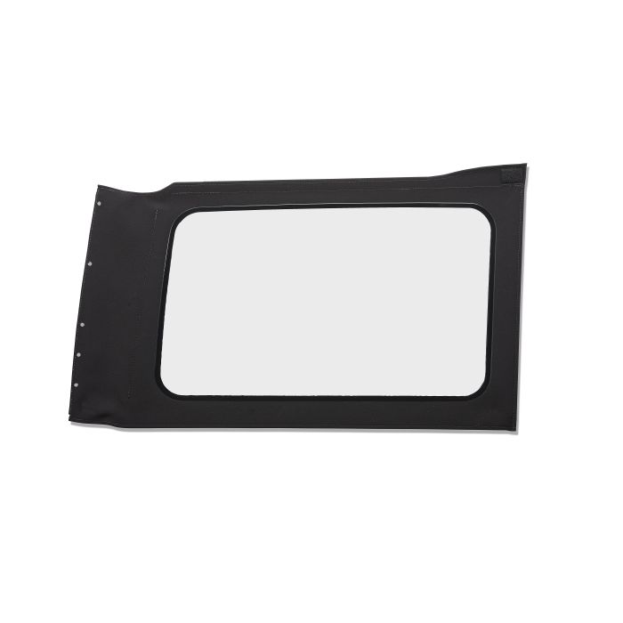 OE JL Replacement Windows - Jeep 2018-23 Wrangler JL (Quarter Right Hand; 4-Door; Black Twill; Clear)