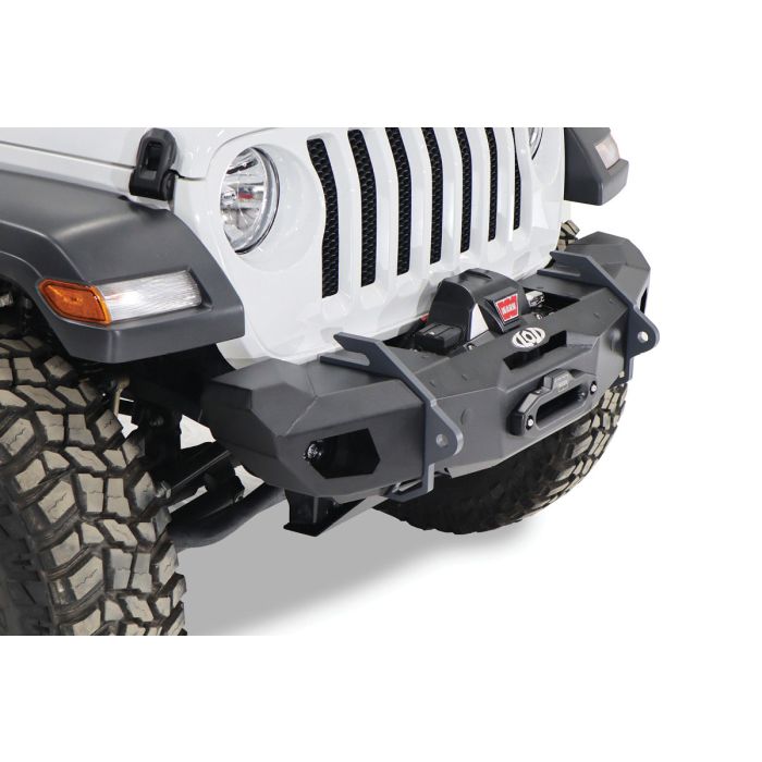 LOD JK/JL/JT BLACK OPS SHORTY WINCH FRONT BUMPER (BLACK POWDER COATED)