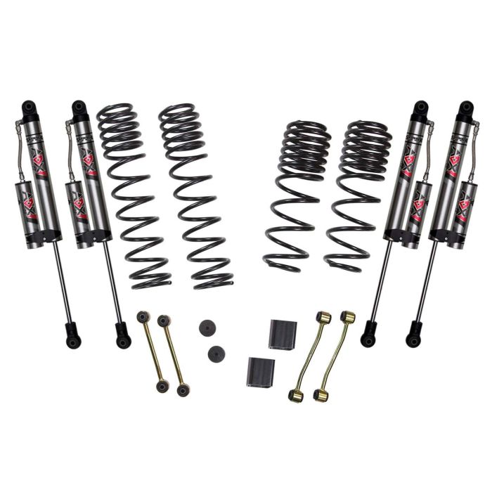 Skyjacker - 2.5" Suspension Lift Kit System with ADX Reservoir Shocks Wrangler JLU Rubicon