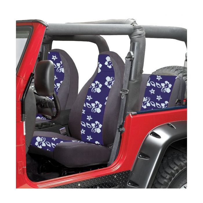 FR CVRS W/O LOGO 87-90 YJ-BLU/HIBIS