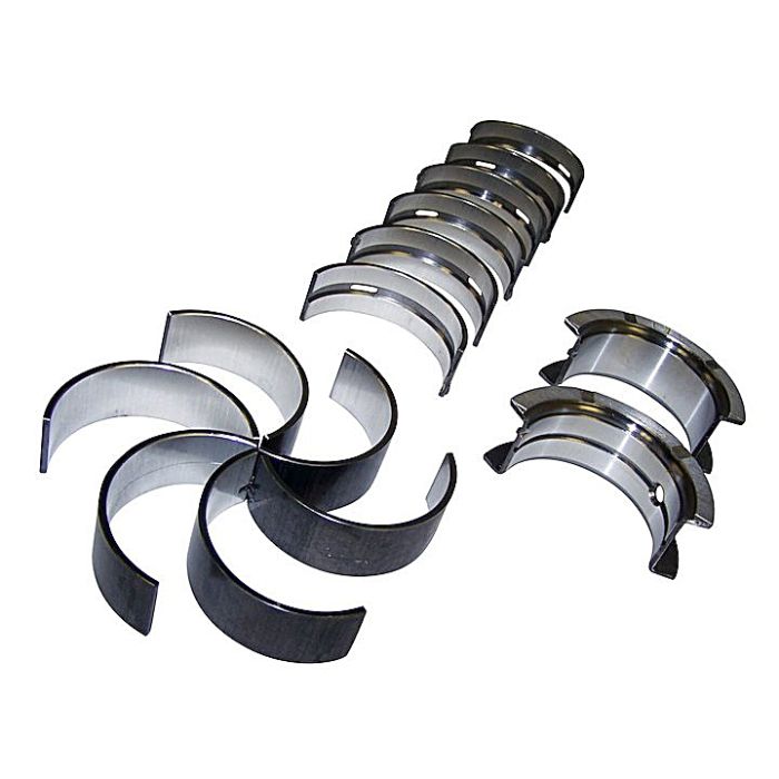 Crown Automotive 8133254K6 Crankshaft Main Bearing Set for 65-90 Jeep CJ & Wrangler YJ; 87-90 Cherokee XJ & Comanche MJ and 71-86 SJ & J-Series with 6 Cylinder Engine