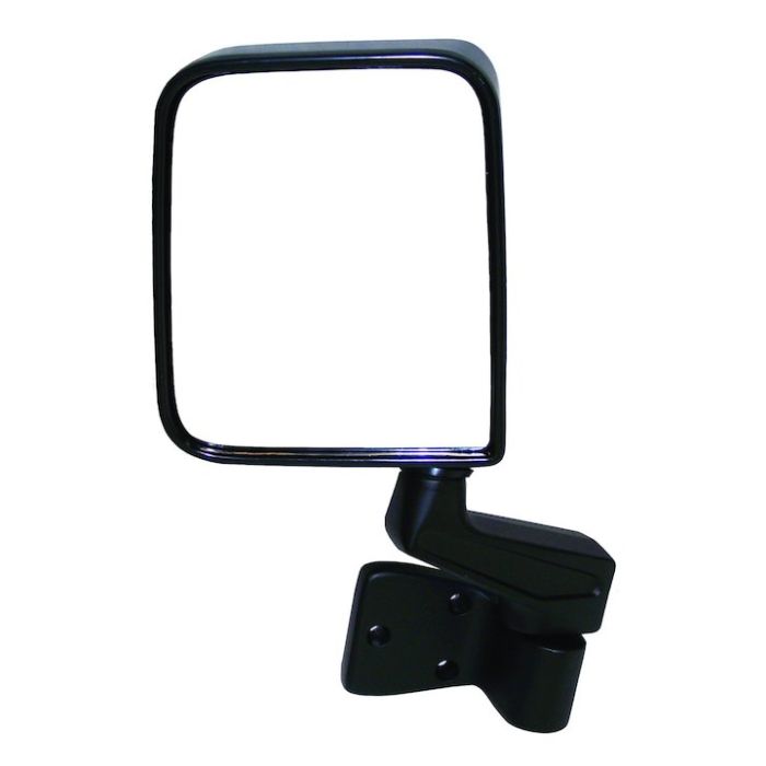 Crown Automotive  Black Mirror Assembly  for 87-02 Jeep Wrangler YJ & TJ with Half Doors & 94-02 with Full Doors