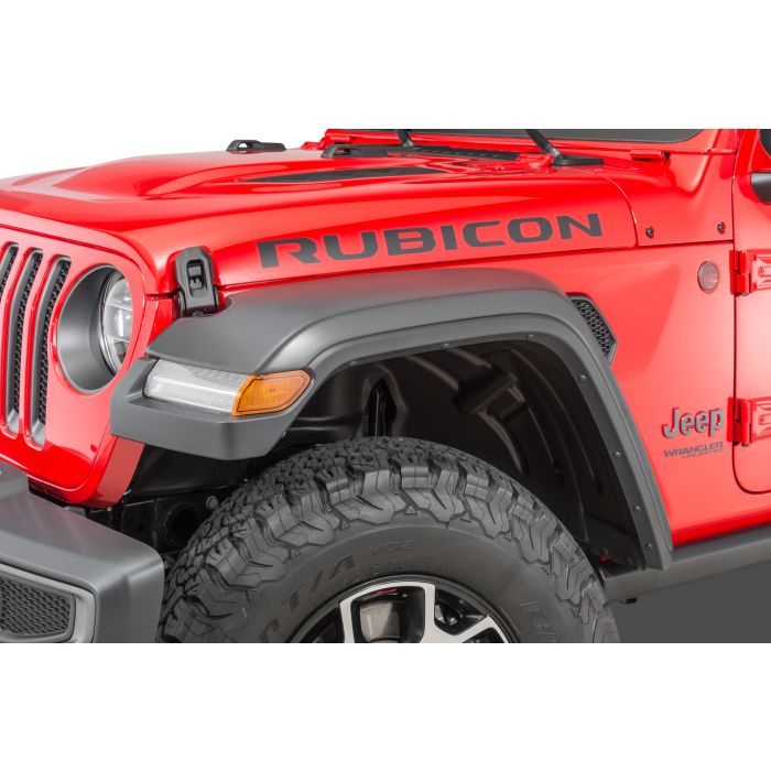 Mopar 82215742AC Hightop Fender Flares with Halogen DRL's for 18-20 Jeep Wrangler JL Unlimited
