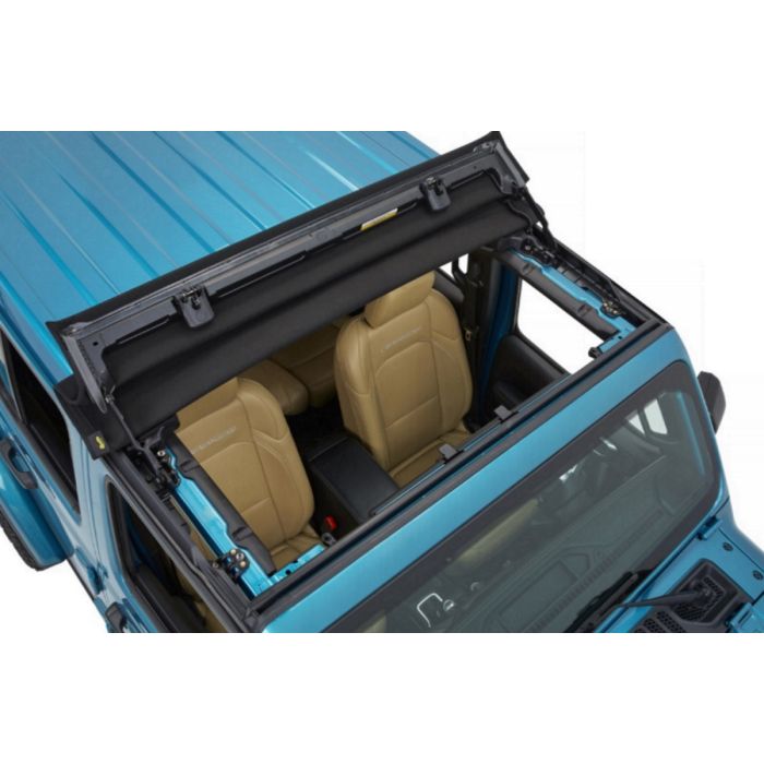 Mopar 82216370AA Sunrider for Hardtop in Black Twill for 18-22 Jeep Wrangler JL & Gladiator JT