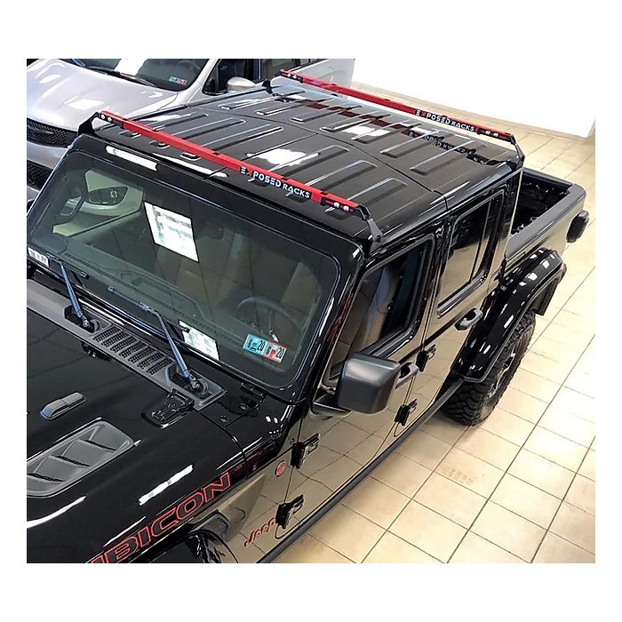 Exposed Racks  Hardtop Roof Rack for 18-20 Jeep Wrangler JL & Gladiator JT
