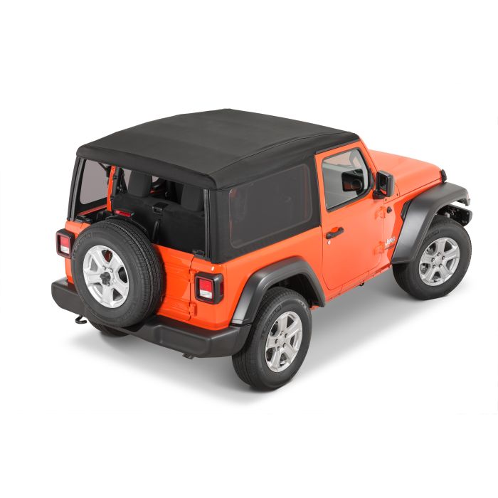 Mopar  Black Twill Soft Top Kit for 18-24 Jeep Wrangler JL 2-Door