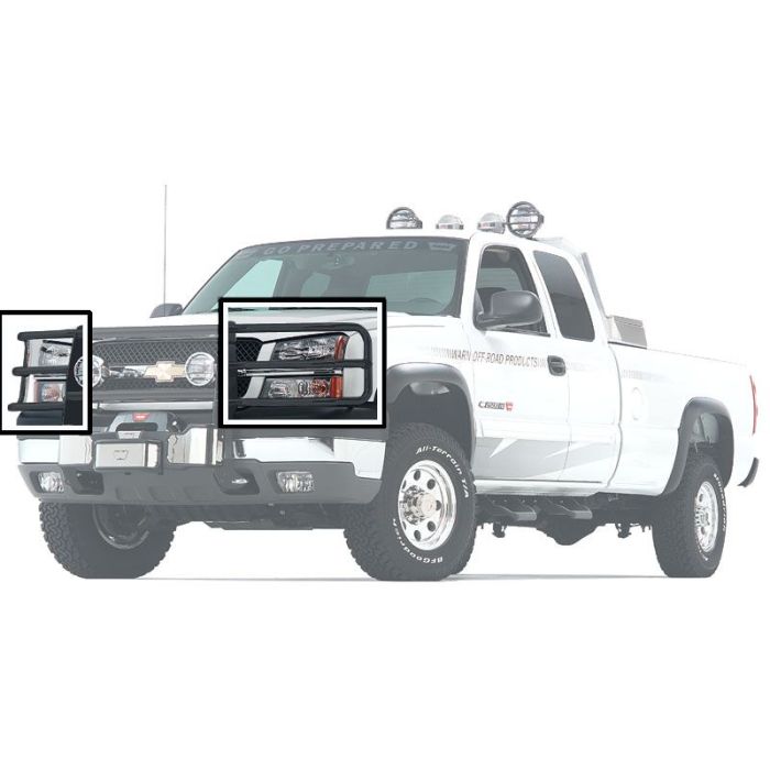 WARN BRUSH GUARD 07 CHEV PU 1500 BLK