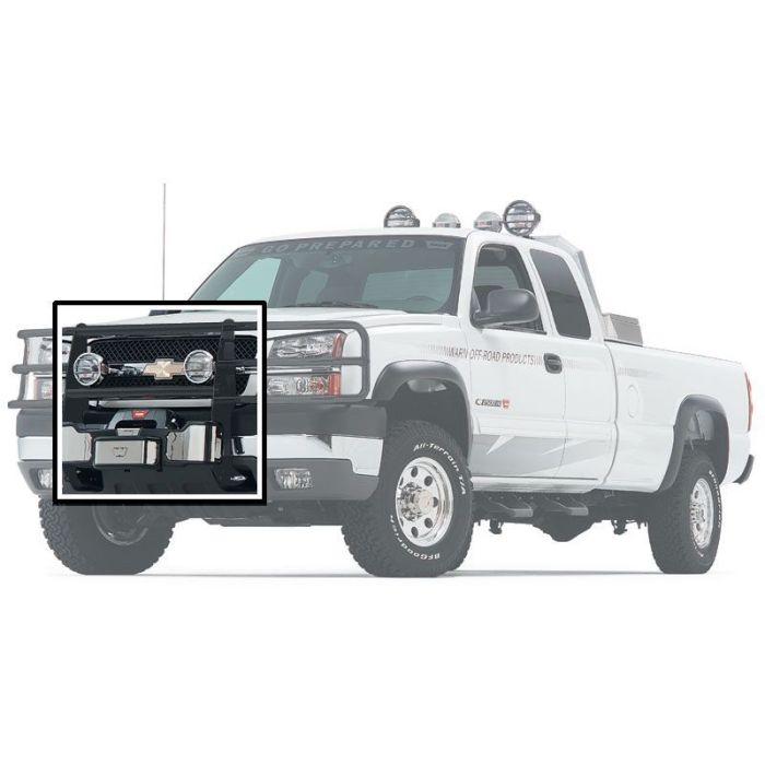 WARN GRILL GUARD 07 SUB 2500 BLK