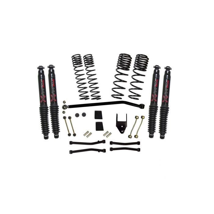 Skyjacker - 4.5" Suspension Lift Kit with Max Shocks Wrangler JLU 4XE Rubicon