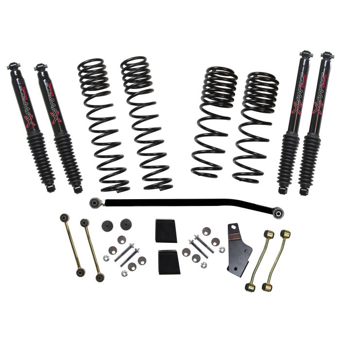 Skyjacker  3.5in Long Travel Lift Kit with Black MAX Shocks for 18-23 Jeep Wrangler JL