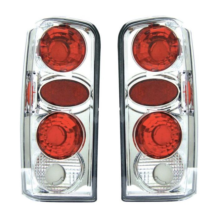 TAILLIGHTS 97-00 JEEP CHEROKEE CHROME   211101