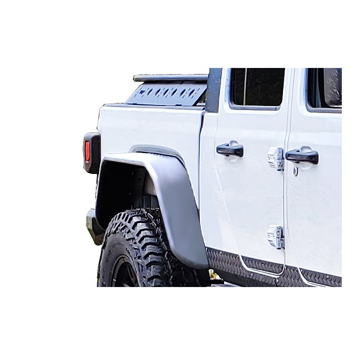 WARRIOR REAR TUBE FENDER FLARES JT RAW FINISH