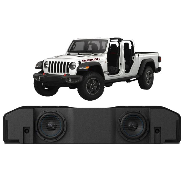 Stinger Off-Road TXJTD8 AudioControl Under Seat Dual 8" Ported Loaded Subwoofer Enclosure 700W RMS  for 20-26 Jeep Gladiator JT 