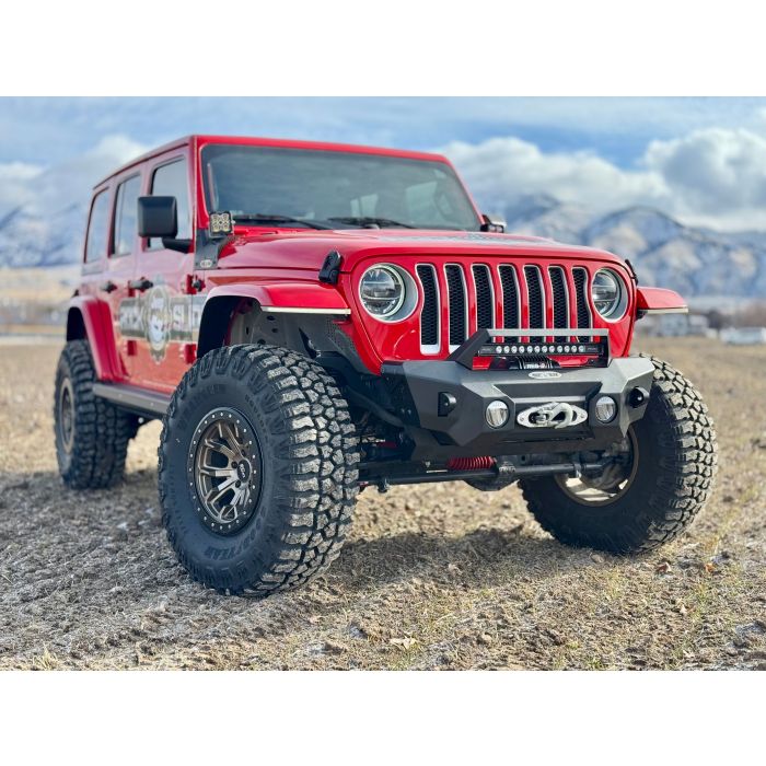 Rock Slide Engineering  Front Bumper with Winch Plate for 18-25 Jeep Wrangler JL 20-25 & Gladiator JT