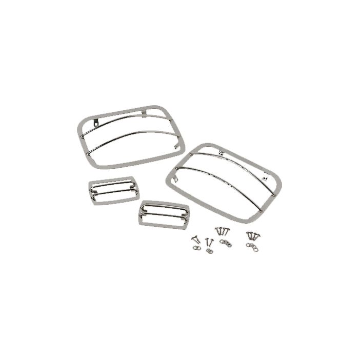 KENTROL FRONT LIGHT GUARD SET YJ SS